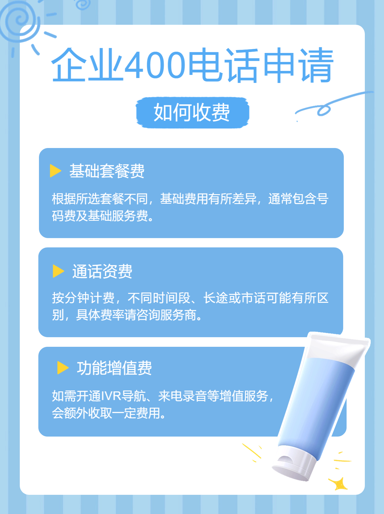 400電話辦理收費(fèi)標(biāo)準(zhǔn)詳解